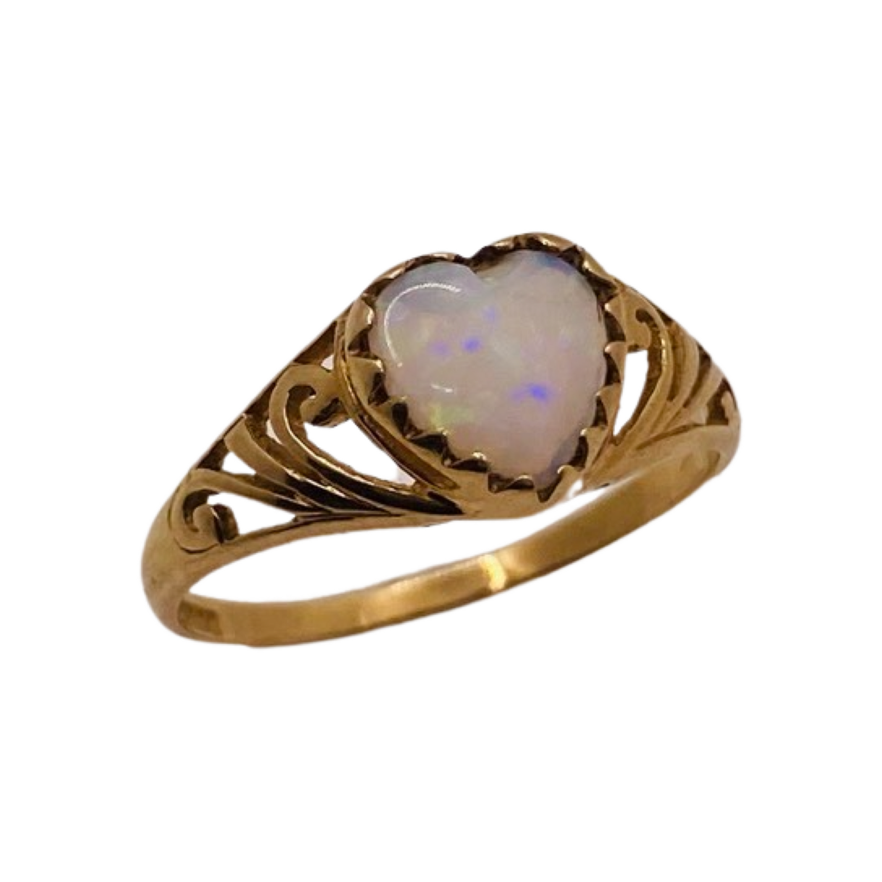 Opal 2025 heart ring