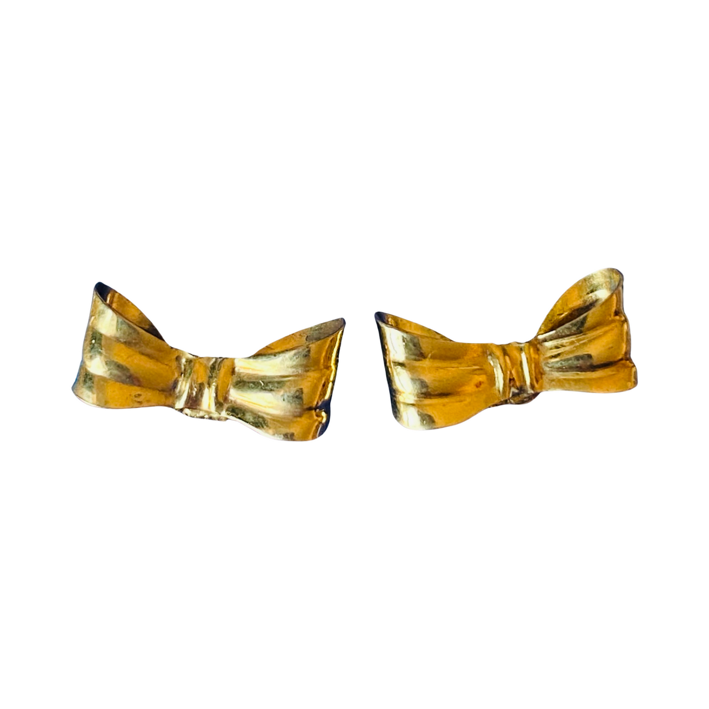 9ct Gold Bow Stud Earrings