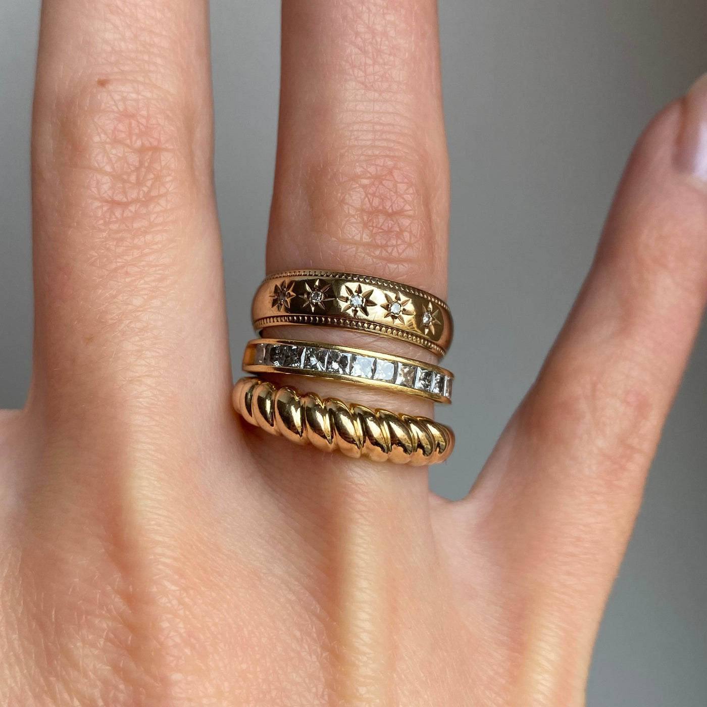 14ct Gold Twist Band Ring