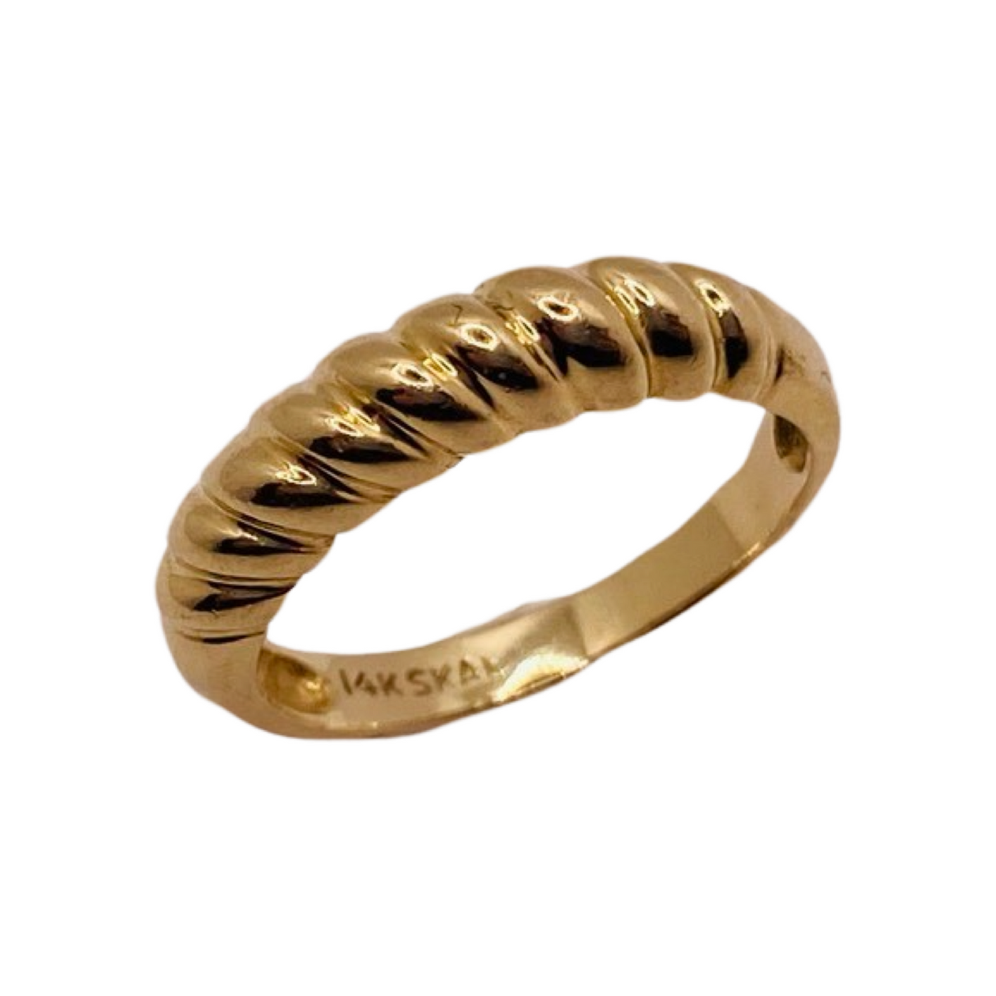 14ct Gold Twist Band Ring