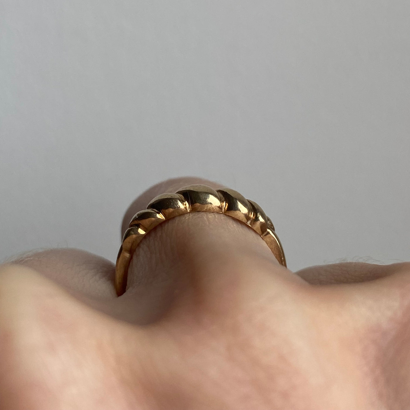 9ct Gold Twist Swirl Ring