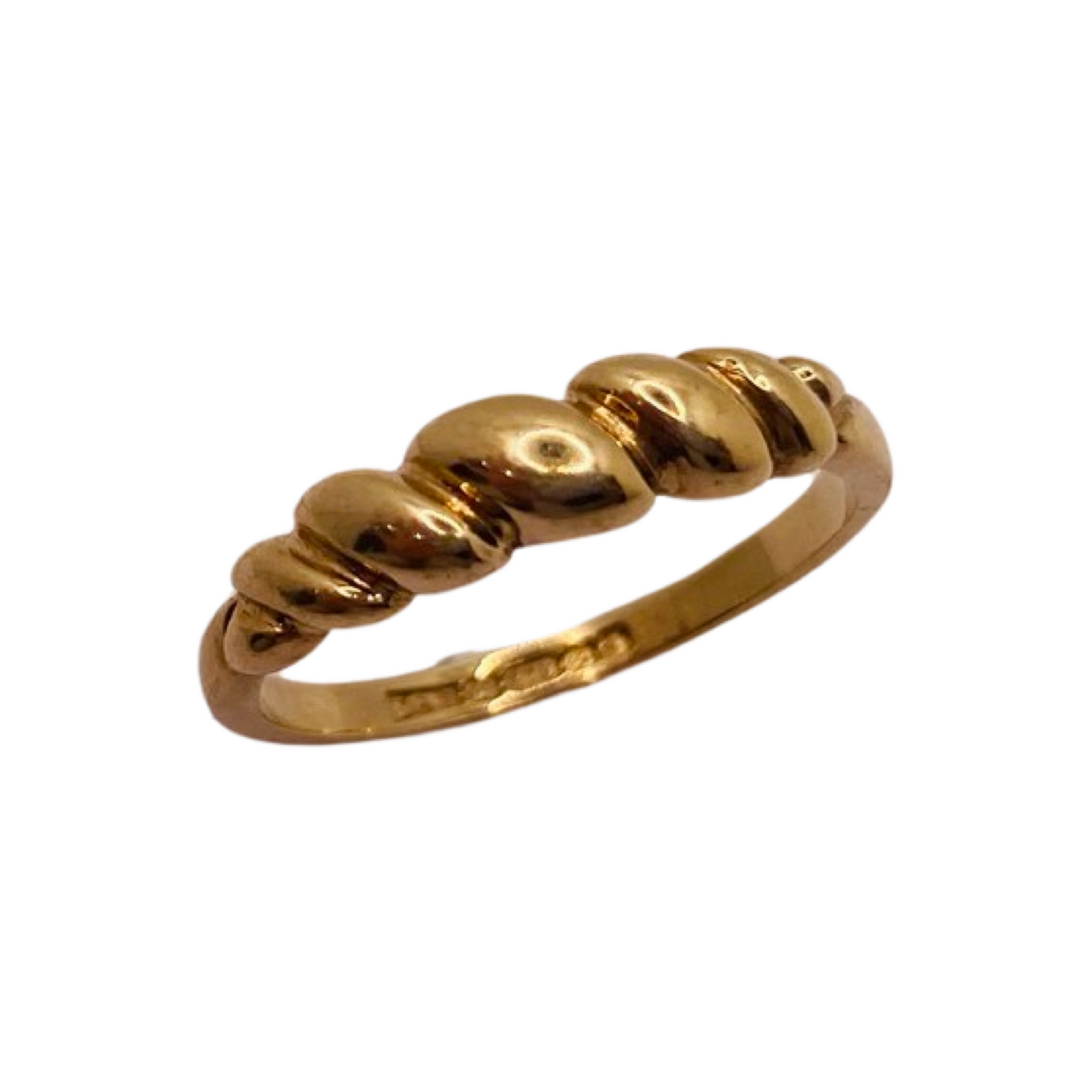 9ct Gold Twist Swirl Ring