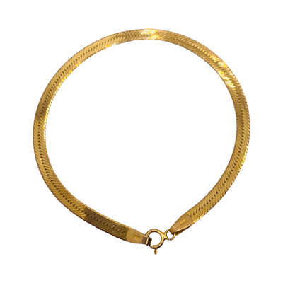 9ct Gold Herringbone Bracelet