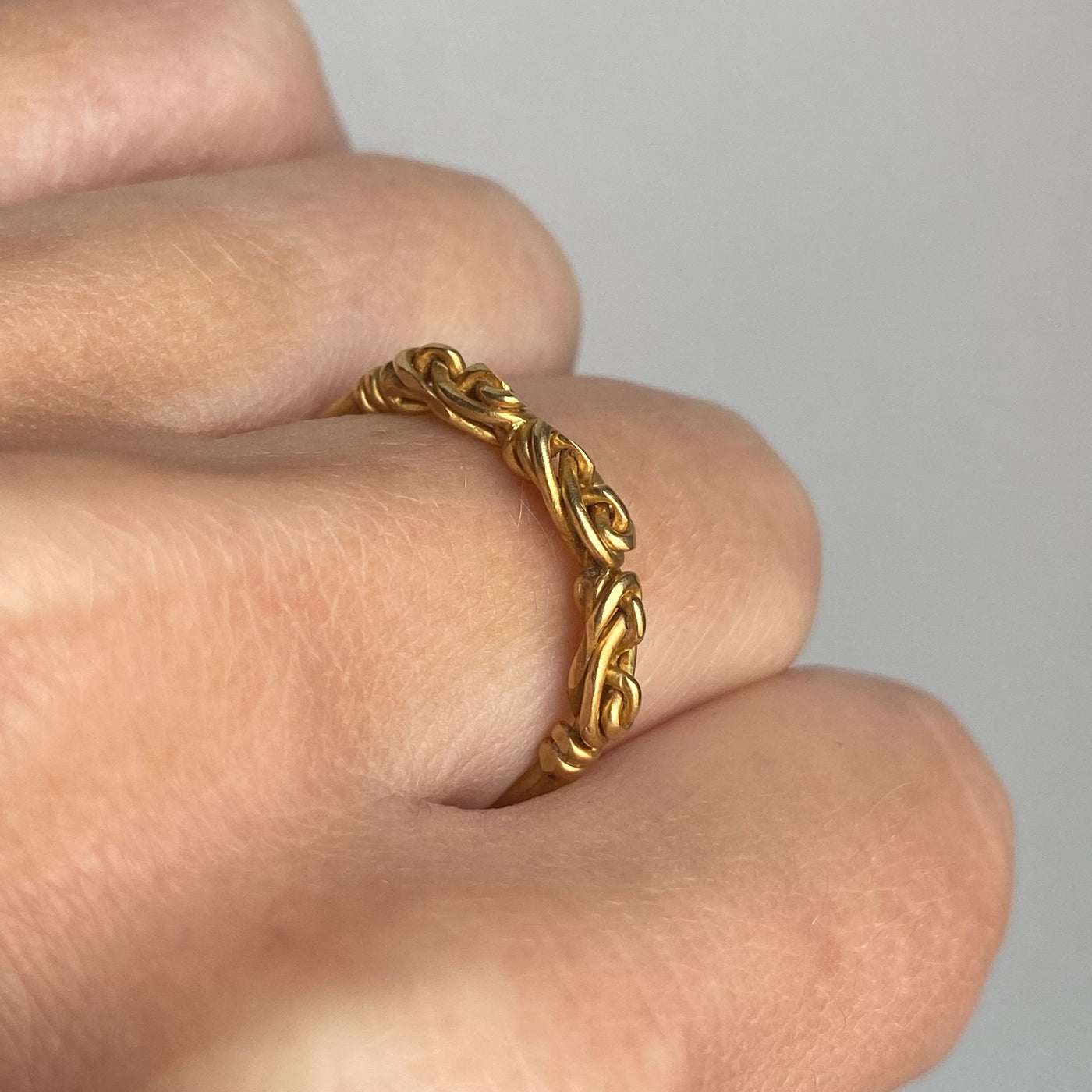 18ct Gold Victorian Lovers Knot Ring