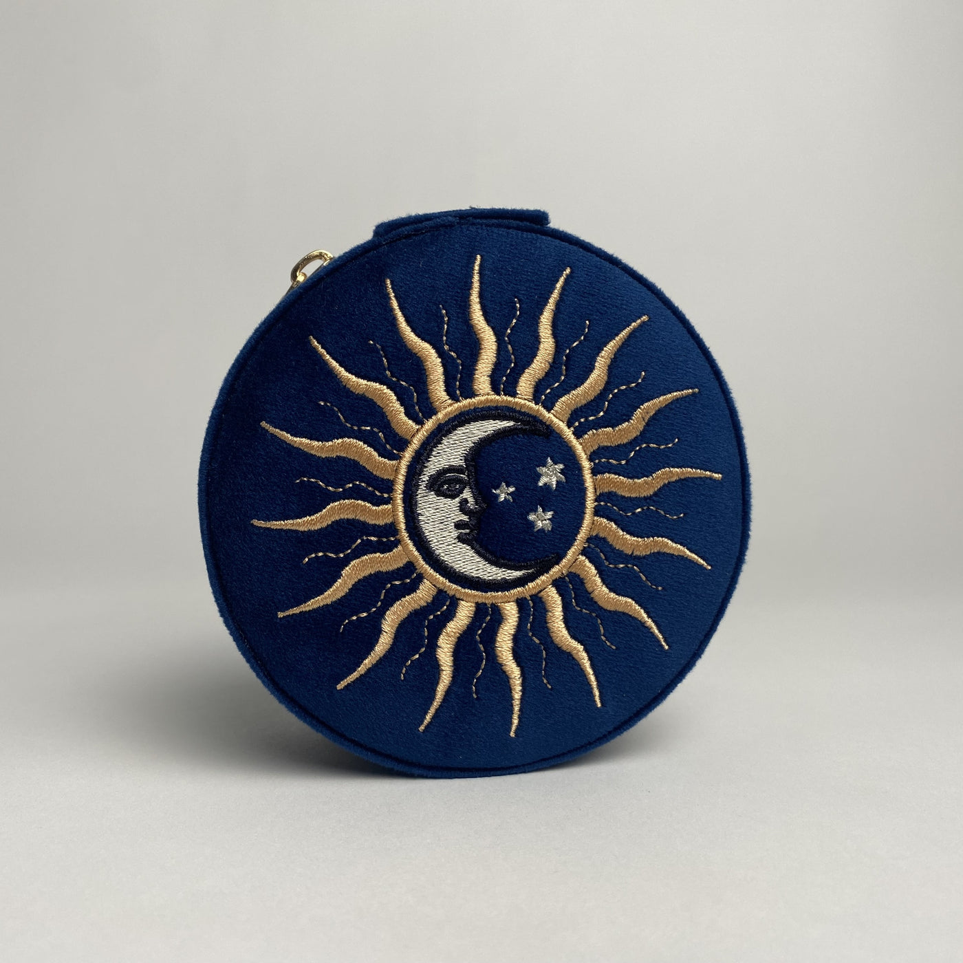 Velvet Celestial Embroidered Jewellery Box