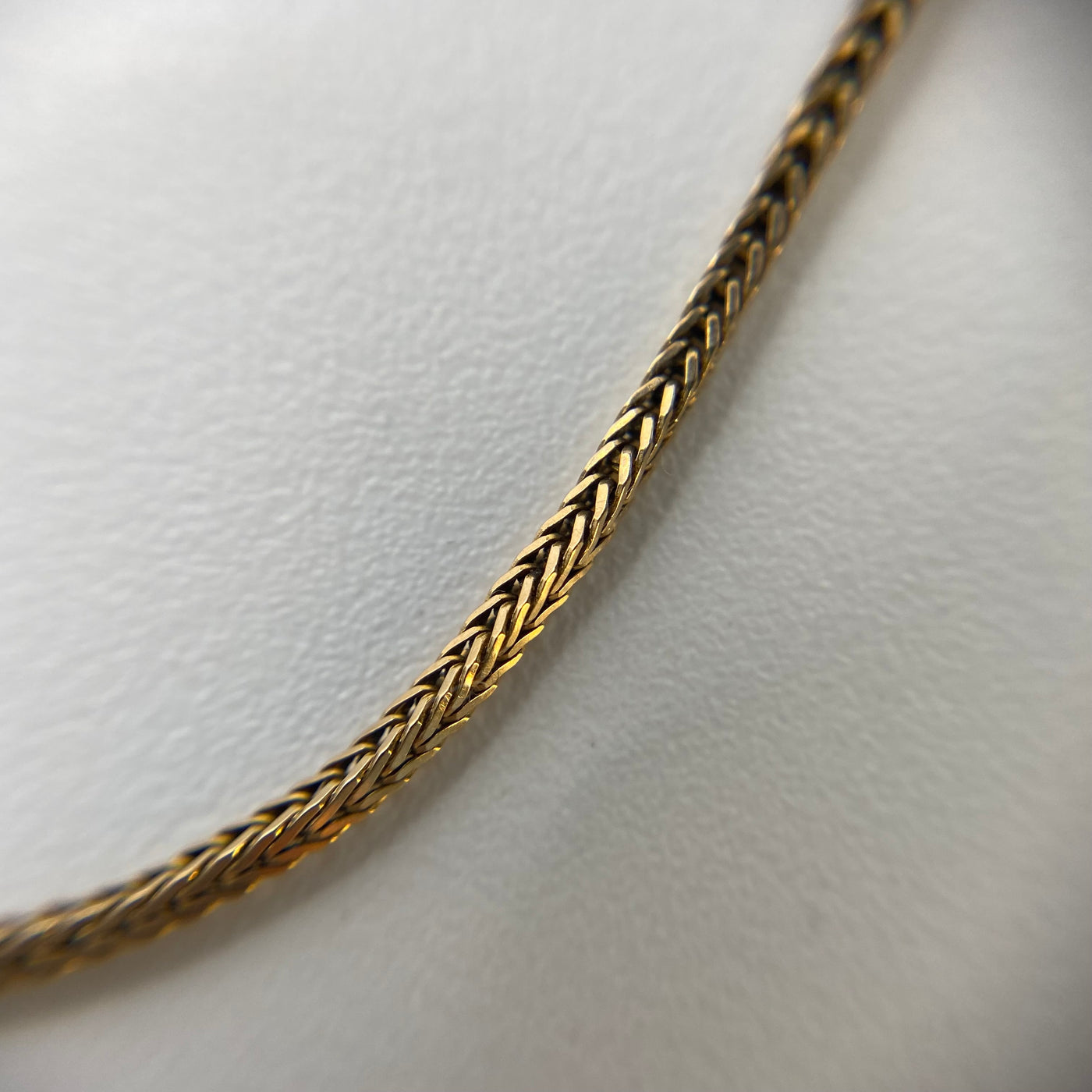 9ct Gold Fine Foxtail Chain Bracelet