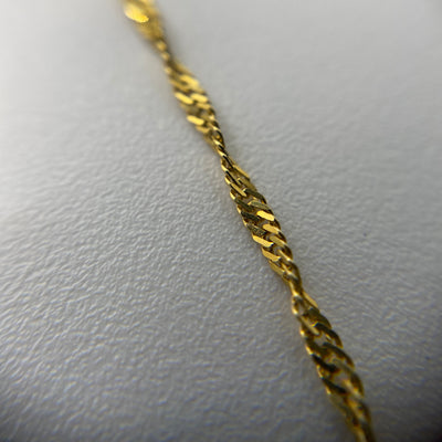 14ct Gold Twist Necklace