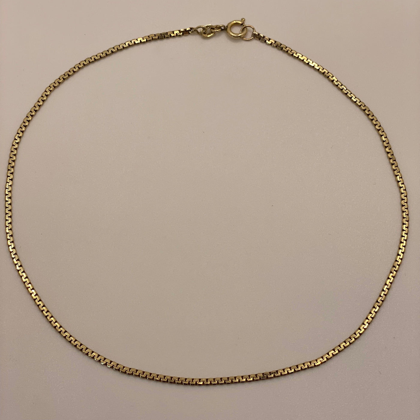 9ct Gold Slinky Chain Necklace